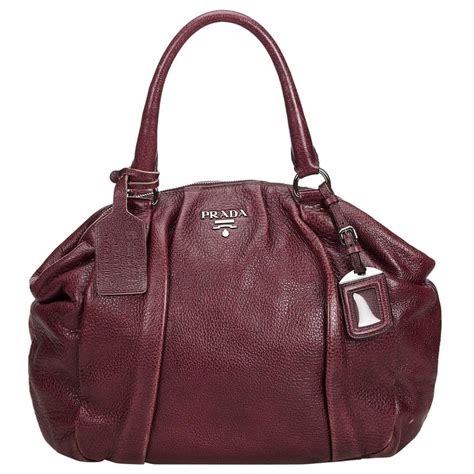 prada purple vintage lock softleather|antique Prada handbags.